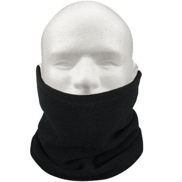 Imagem de 4 Touca Gola Preta Cachecol Multifuncional De Soft Para Frio - Sene