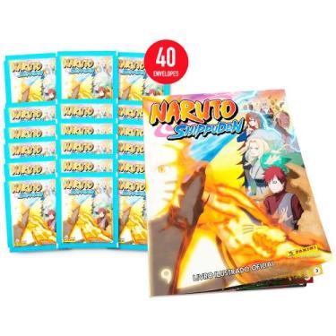 Imagem de Naruto Shippuden 2022 Kit 200 Figurinhas + Livro Ilustrado - Panini