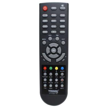 Imagem de Controle Remoto Conversor Smartweb Vt7700 Visiontec Original - Eletron