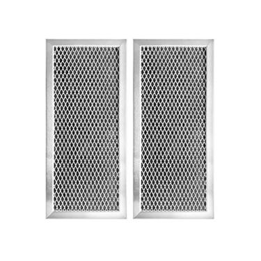 Imagem de Amazinpure JX81H WB02X10956 Filtros de carvão para micro-ondas compatíveis com GE WB02X11544 Samsung DE63-00367D DE63-00367H DE63-30016D Frigidaire 5304453397 1057486 AH951943, 3-7/80. x 21 cm, pacote