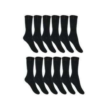 Imagem de Kit 12 Meião de Futebol Profissional Poliamida Juvenil - 33/37 - Ramot