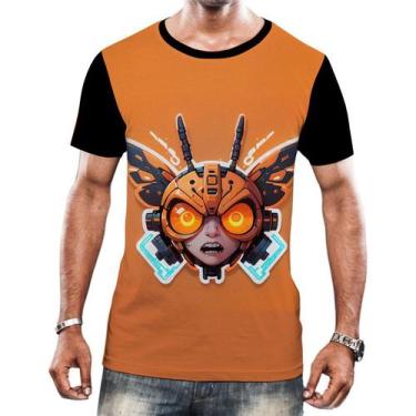 Imagem de Camiseta Camisa Tshirt Animais Cyberpunk Mosquito Libelula  - Enjoy Sh