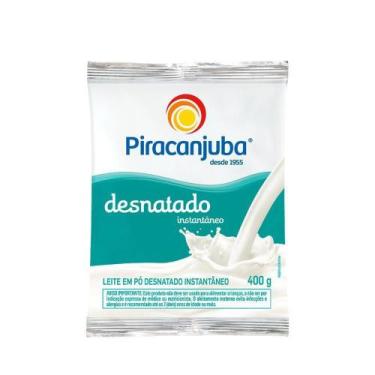 Imagem de Leite em Pó Piracanjuba Desnatado Instantâneo 400g