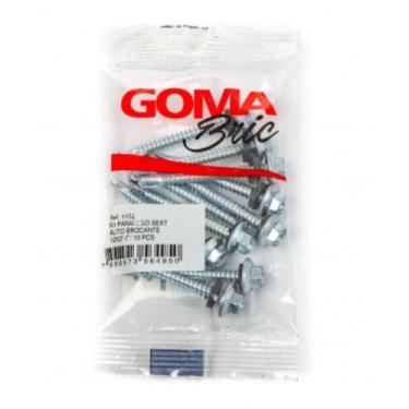 Imagem de Kit Parafuso Sextavado Auto Brocante Goma 12x2'' com 10 Peças