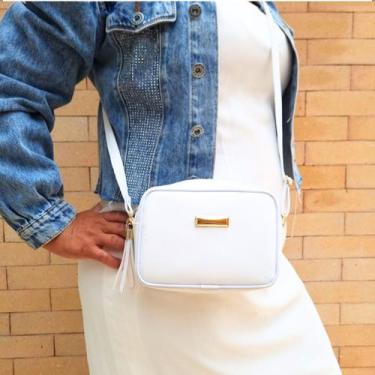 Imagem de Bolsa Feminina Pequena Transversal De Mão Tiracolo - TREND BAGS, Branc