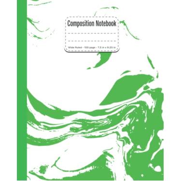 Imagem de Composition Notebook: Wide Ruled Paper Notebook Journal |Beautiful Liquid Marble | lined journal | Blank Wide Lined Workbook for Girls Boys Kids Teens Students