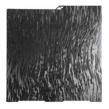 Imagem de Placa de Construção Peh Dupla Face, Padrão de Seda de Forte Adesão Com Ondas de água 256x268mm para Kobra 3 para Pla Abs Tpu Tetg Nylon