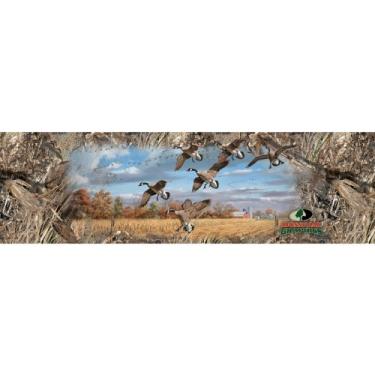 Imagem de Mossy Oak Graphics Gráfico de janela, fácil de instalar, sem desbotamento, vinil fundido, gansos do Canadá 11012-DB-WS