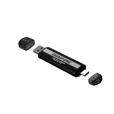 Imagem de Gigastone SSD USB-C 1TB SSD externo para jogos PS5 iPhone15 USB3.2 Gen2 1.050 MB/s USB-A + unidade de estado sólido portátil USB-C MacBook iPad, Xbox, laptop, smartphone, SSD, disco rígido de backup