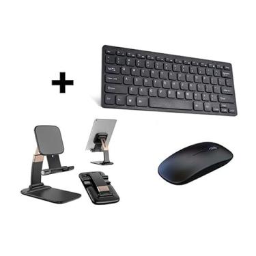 Imagem de BDNET, Teclado Bluetooth + Mouse + Suporte P/Tablet T225