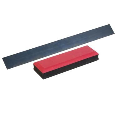 Imagem de Pintando Carro, Kit Taco 7 X 23 Cm Lixador Manual Mais Regua Aplicar Massa Quantidade de cascalhos:0;Cor:Vermelho