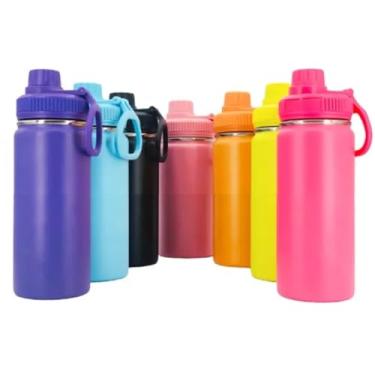 Imagem de Garrafa Térmica Inox 600ml Vacuum Água Gelada Por Mais Tempo (Rosa)