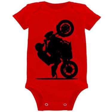 Imagem de Body Bebê Moto Grau XJ6 - Foca na Moda, Vermelho, GG