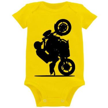 Imagem de Body Bebê Moto Grau XJ6 - Foca na Moda, Amarelo, P