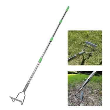 Imagem de Enxada de Jardim, Alça Longa Alça para Uso Intenso Aço Inoxidável Tool de Jardinagem Ferramenta de Gardening Ferramenta de Jardim de Ervas Daninhas Com Enxada de Jardim para
