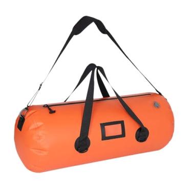 Imagem de UGPLM Duffle Bolsa Bolsa Resistente a Água Resistente Corrente Zip Ajusta Ajuste Strap Sport Gym Bag para atividades de praia de fitness de natação, 61x28cm