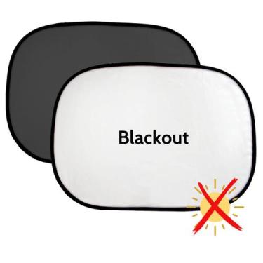 Imagem de Kit Protetor Solar com BLACKOUT Para Carro Com Ventosa Infantil - Buba