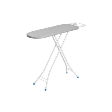 Imagem de Metaltec Tábua De Passar Roupa Pluma Tri Plus Em Aço Resistente E Suporte Para Ferro - Capa Forro 100% Algodão Térmico