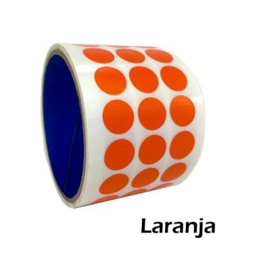 Imagem de Etiqueta Adesiva Autocolante Colorida 15x15mm ideal para organização d