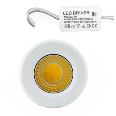 Imagem de Mini Spot Embutir Para Moveis Redondo 3w 6000k - CTB