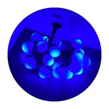 Imagem de Cordão De Lâmpadas De Led Pisca Formato Bolinha 4 Metros 8 Funções Nat