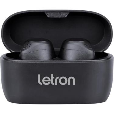 Imagem de Fone sem fio neo preto estereo intra auricular bluetooth letron