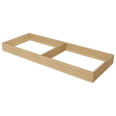 Imagem de Módulo Cozinha Nesher Marquesa Kit de Rodapé Multilinha 120x47x10cm Nature - Nesher