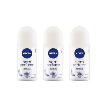 Imagem de Desodorante Roll-On Nivea 50Ml Fem Sensi Pure Sem Perf - 3Un