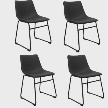 Imagem de Conjunto com 4 Cadeiras para Sala de Jantar Bruna