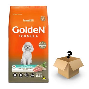 Imagem de Ração Golden Fórmula Cachorro Ad Mini Bits Frango/Arroz 15kg + Surpresa
