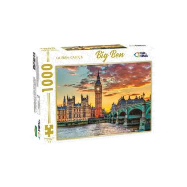 Imagem de Quebra Cabeça  1000 Peças Colorido Puzzle  Big  Ben Londres