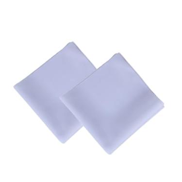 Imagem de Kit Guardanapo de Tecido Branco 35x35cm Mesa Posta | Guardanapo de Pano Branco Buffet (4)