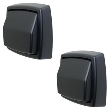 Imagem de Kit 2 Acabamento Valvula Descarga Deca Hydra Max Abs Preto - Montelar 