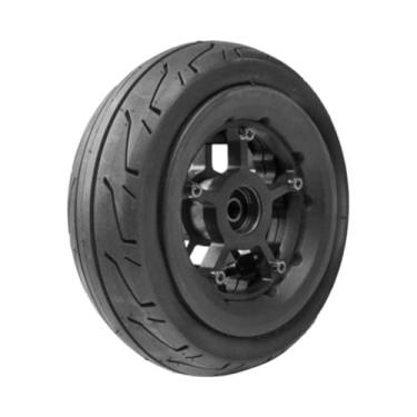 Imagem de rockible Cubo de Roda para Scooter, Componentes de Substituição, Amortecimento para Adultos, Montagem Direta, Roda dianteira preta