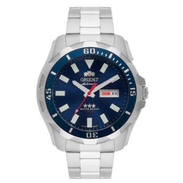 Imagem de Relógio Automático Orient Mostrador Azul Masculino 469SS078NH D1SX