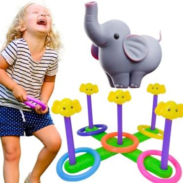 Imagem de Jogo Arremesso Argolas Brinquedo Educativo Recreativo Creche Escolar gincana de festa junina eventos presente dia das crianças menino menina natal