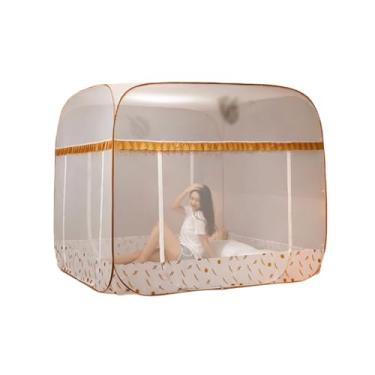 Imagem de Tenda de mosquiteiro dobrável de poliéster respirável para mosquiteiro cortinas pop-up mosquiteiro com fundo de rede