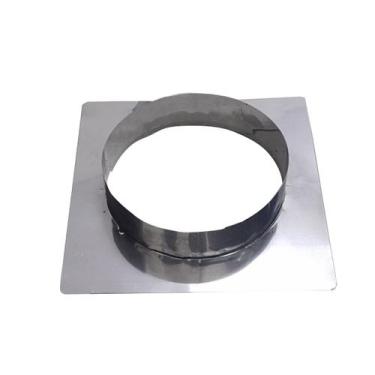 Imagem de Adaptador Inox Para Duto 10 Polegadas 35x35 - Chaminé Forno - INOX LAU