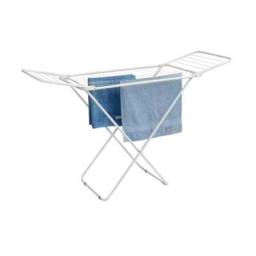 Imagem de Varal De Roupas Dobravel Retrátil de Chão com Abas