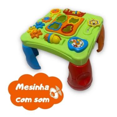 Imagem de Mesa Didática Som Mesinha Criativa Bebê Interativa Infantil
