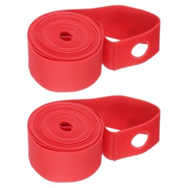 Imagem de HARFINGTON 2 tiras de aro de bicicleta 69.8 cm x 18 mm nylon forro de pneu de bicicleta fita de aro de roda de bicicleta fita de tubo interno protetor de almofada de proteção anti-arranhões para Road