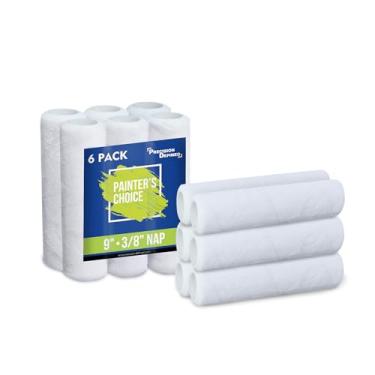 Imagem de Precision Defined Capas de rolo de pintura de 22 cm, cochilo de 3/8, pacote com 6 - rolos de tinta, capas de rolo, rolo de pintura de 23 cm, capa de rolo de tinta, capas de rolo de tinta 23 cm para