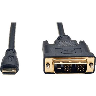 Imagem de Tripp Lite Mini cabo HDMI para DVI, cabo adaptador de monitor digital (Mini HDMI para DVI-D M/M) 1,8 m (6 pés) (P566-006-MINI), preto