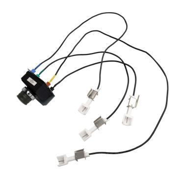 Imagem de NATEFEMIN Kit de ignição de grelha de substituição para churrasqueiras a gás Weber Genesis 330 com montagem frontal