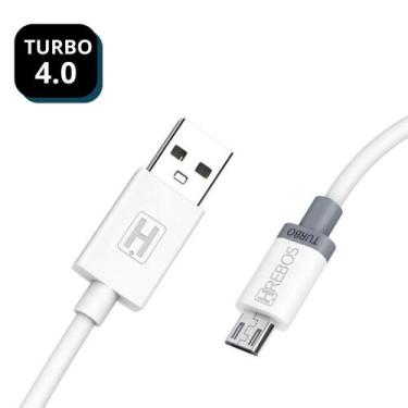 Imagem de Cabo Turbo Carregador Usb Para Moto G1 G2 G3 G4 G5 G6 Play - Hrebos