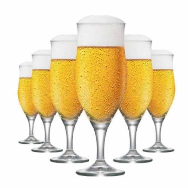 Imagem de Jogo de Taças de Cristal Lubzer Gg para Cerveja 515ml, 6pcs Ruvolo