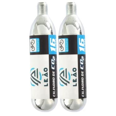 Imagem de 2x Cilindros CO2 16g Pneu Bicicleta Bike - Leão Modelismo