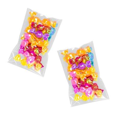 Imagem de ONFAON Sacos de biscoito com selo, 150 unidades de saco de petisco resistente a rachaduras e autovedantes para biscoitos, produtos de padaria e lanches – Saco de celofane transparente de grau