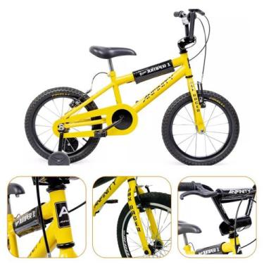 Imagem de Bicicleta Anfinity Mini Jumper Aro 16 Bmx Amarela e Preta