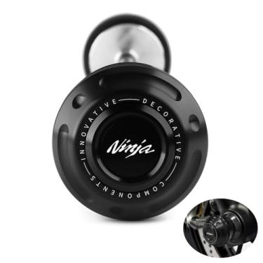 Imagem de Mokiton Controle deslizante protetor de colisão da roda do garfo do eixo dianteiro da motocicleta compatível com K.awasaki Ninja ZX6R 2009-2023|ZX10R 2011-2024 | Ninja 650 2017-2024|ZX636 Ninja650